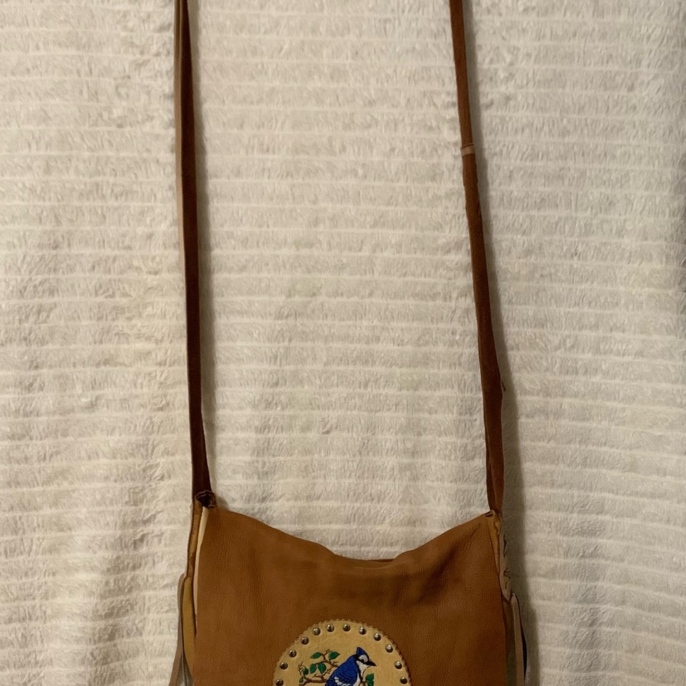 Brown Leather Crossbody Bag